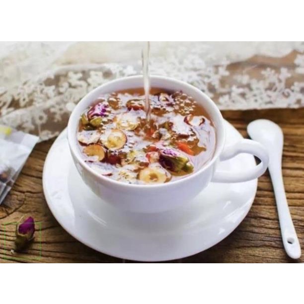Set 10 gói trà thảo mộc thanh nhiệt giải độc, giữ gìn nét đẹp thanh xuân