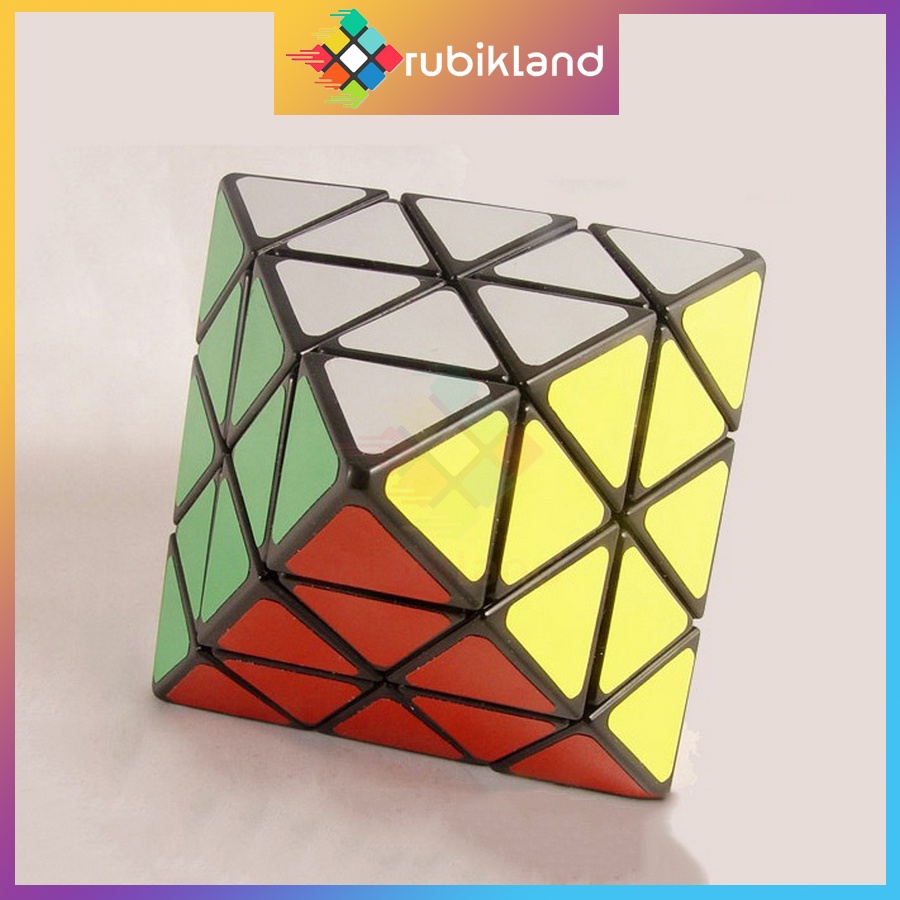 Rubik Biến Thể Lanlan 4x4 8-Axis Skewb Diamond Octahedron Rubic 8 Mặt Bát Diện Đều Đồ Chơi Trí Tuệ Trẻ Em