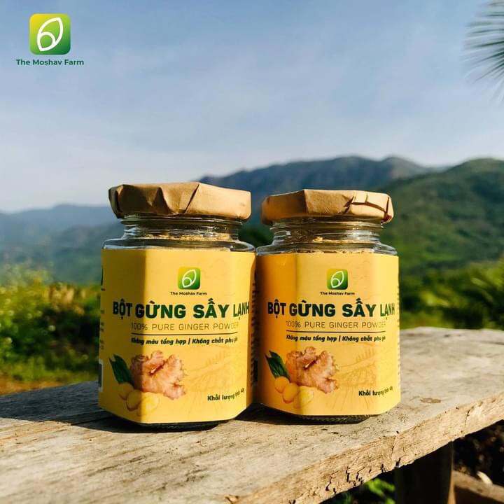 BỘT GỪNG SẤY LẠNH THE MOSHAV FARM LỌ 40 GRAM