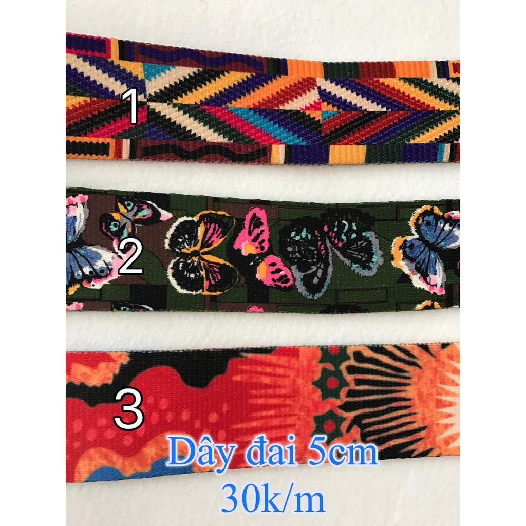 Dây Đai Bản 5cm (30k/mét)