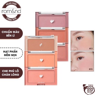 [ MÀU MỚI 07 PEAR CHIP][SHELL BEACH NUDE COLLECTION] Phấn Má Hồng Ngọt Ngào Dạng Nén Romand Better Than Cheek 3.8g