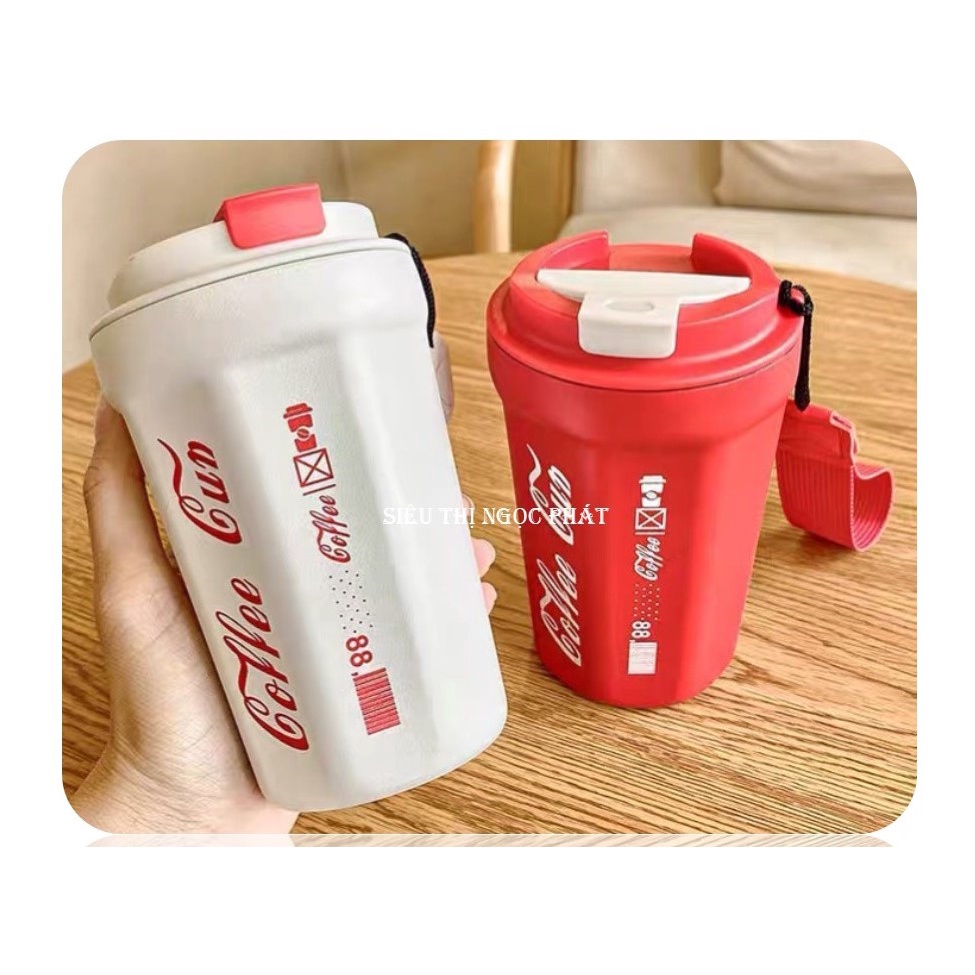 LY COFFEE GIỮ NHIỆT inox 304 cao cấp_380ML_Một chiếc cốc giữ nhiệt hoàn hảo để mang cà phê nóng đến nơi làm