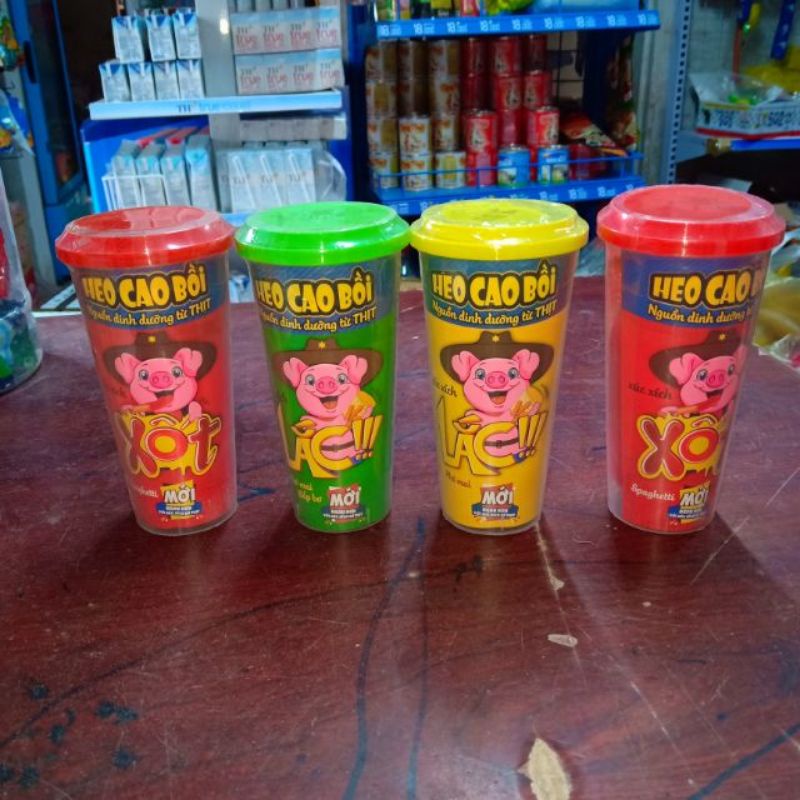 Hộp 4 Cây Xúc Xích Lắc Heo Cao Bồi 72g