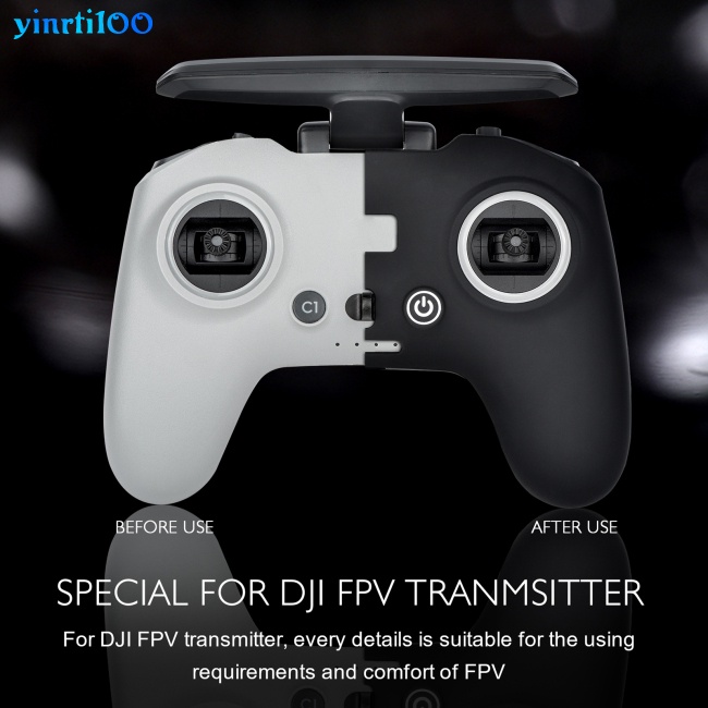 Vỏ Silicon Bảo Vệ Điều Khiển Từ Xa Chống Bụi Chống Trầy Yinrti100 Cho Dji Avata / fpv