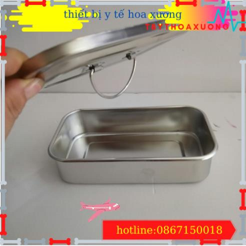 Hộp Đựng Dụng Cụ Inox 304 -Hộp Tiểu Không Lỗ 10x20x5cm