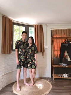 Đồ đôi siêu xinh🔥Chất lanh Thái siêu mát🔥Freeship