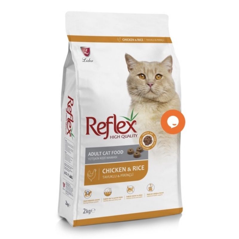 Thức ăn mèo reflex  lớn túi 2kg vị cá hồi hãng reflex