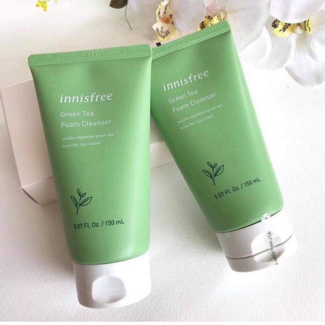 SỮA RỬA MẶT TRÀ XANH INNISFREE GREEN TEA FOAM CLEANSER 2019