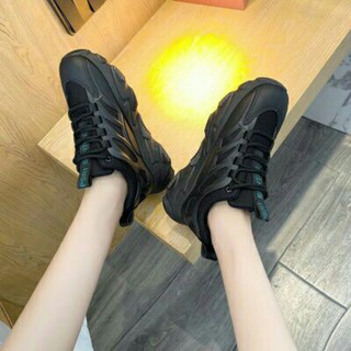 Giày thể thao nữ sneaker full đen cá tính