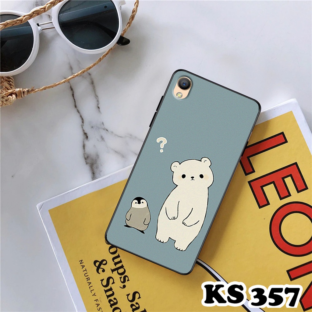 Ốp lưng Oppo A33 - Oppo A37 - Oppo Neo 7 - Oppo Neo 9 - Ốp in hình Cat&amp;Bear đáng yêu - Chất liệu TPU siêu bền