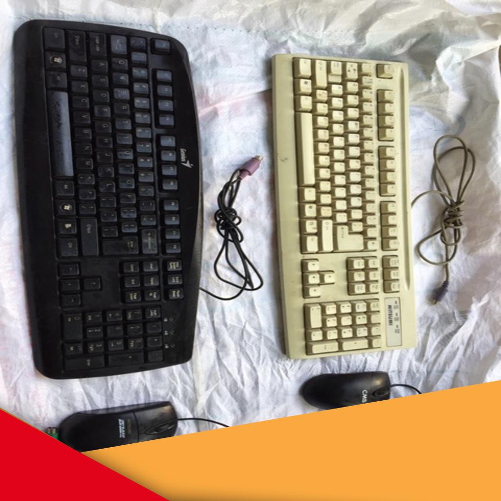 {SALE} Bộ Bàn Phím chuột CỔNG PS2 Keyboard Mouse máy tính