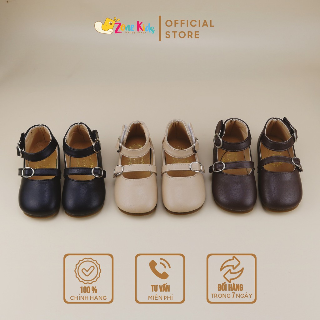 Giày búp bê 2 quai ngang cho bé gái Zonekids - A25