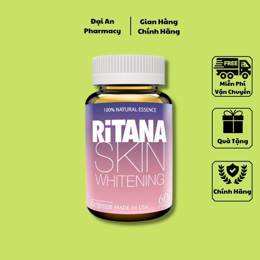 Ritana Skin Whitening - Viên Uống Trắng Da, Mờ Nám, Trẻ Hoá, Thải Độc Và Chống Nắng - Hộp 60 Viên