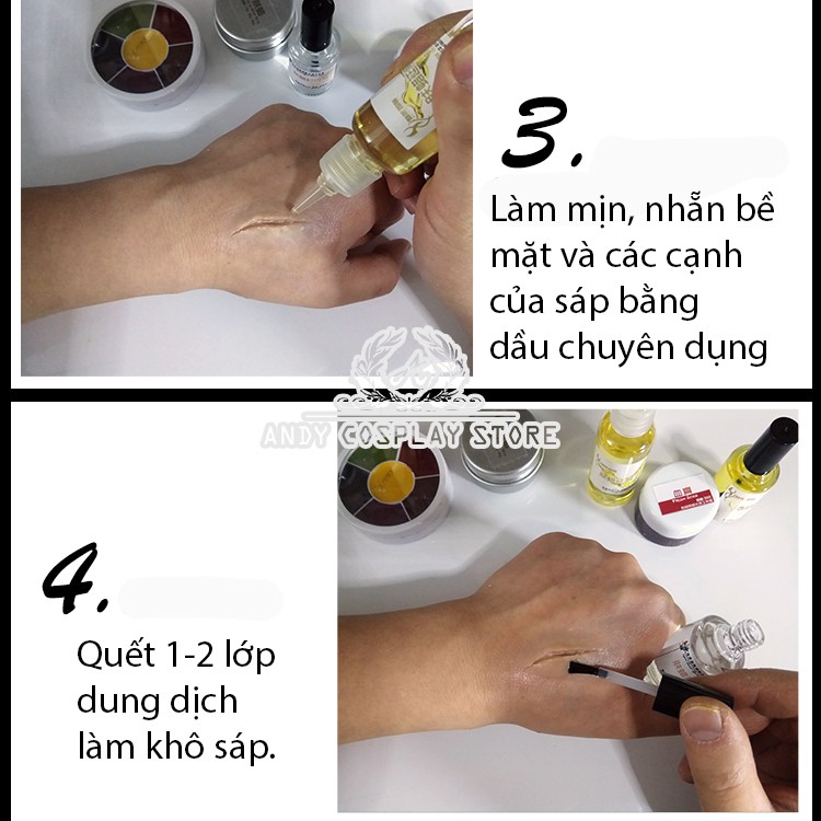 [CÓ SẴN] Sáp kem hóa trang kinh dị Halloween