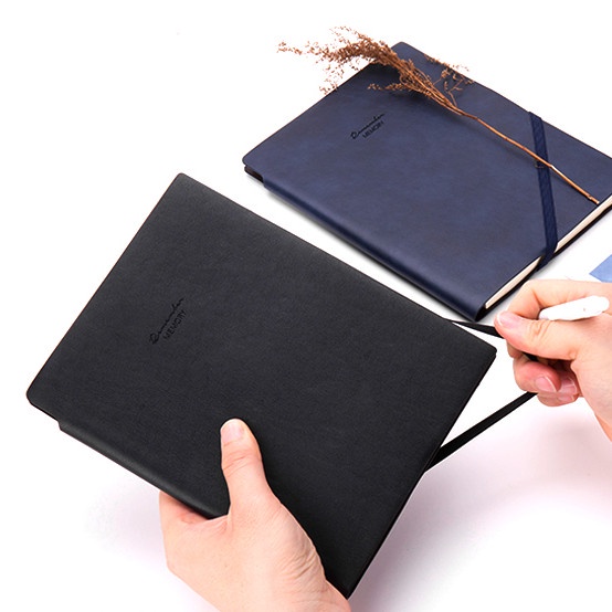 Sổ Tay 25K Bìa Da Thiết Kế Đơn Giản Tiện Dụng Cho Học Sinh/ Văn Phòng