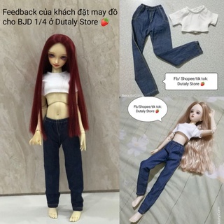 Bjd 1/4 - set 06 trang phục búp bê bjd doll 1/4