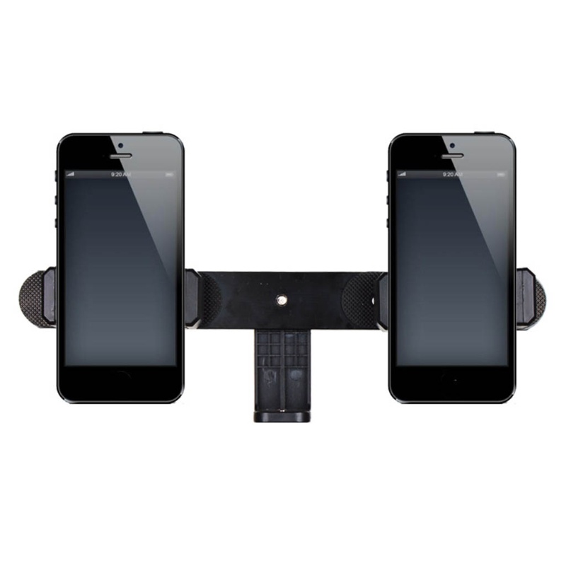 Giá Đỡ Thiết Bị Kép Cho Máy Ảnh Hoặc Go Pro Camera 1 4 Vít