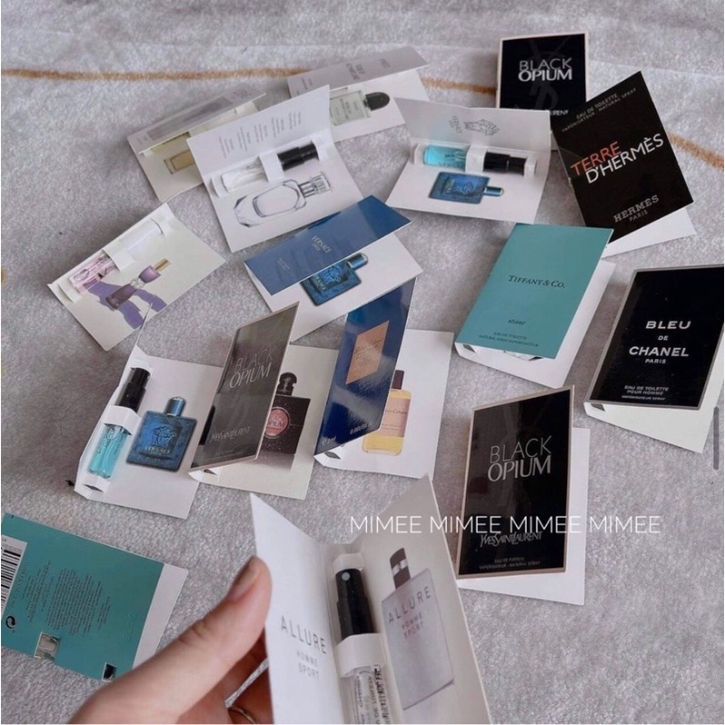 Vial nước hoa set 10 mẫu dùng thử