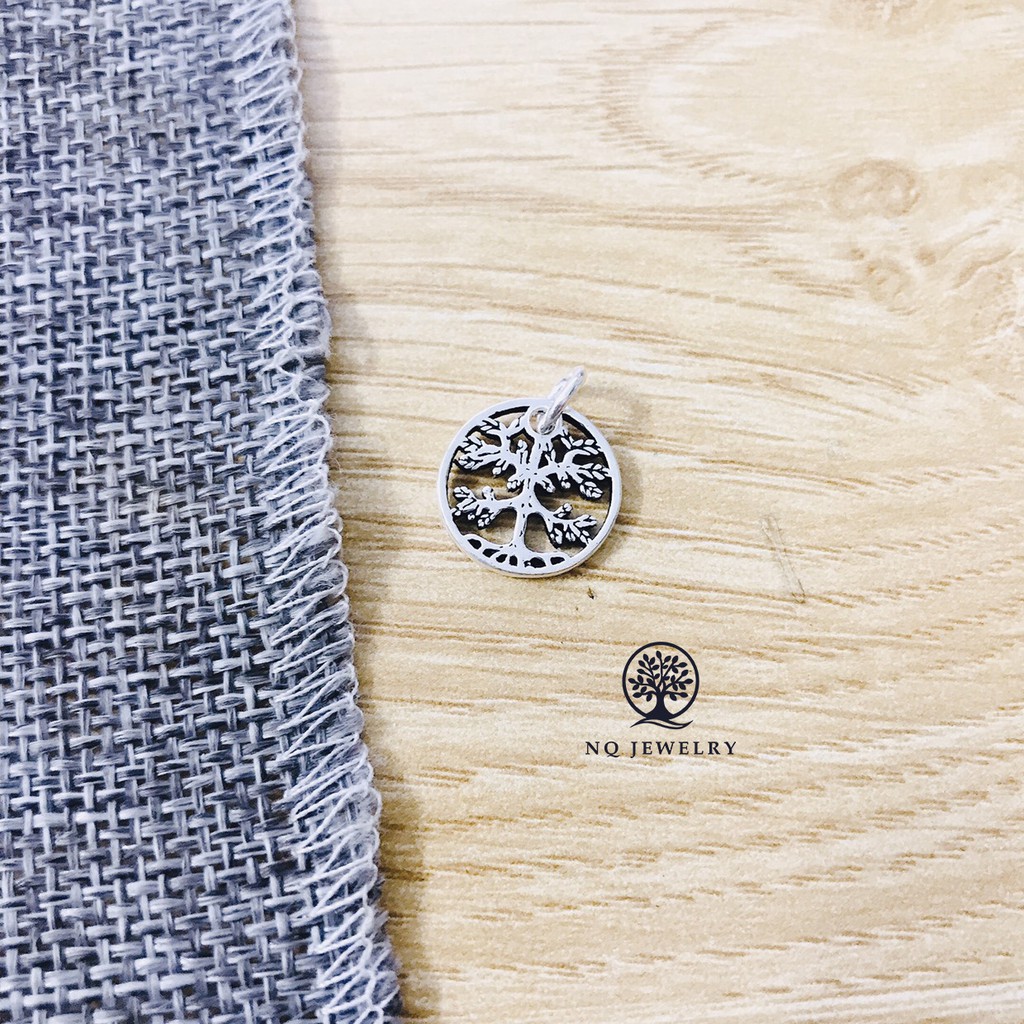 Charm bạc cây trí tuệ - NQ Jewelry