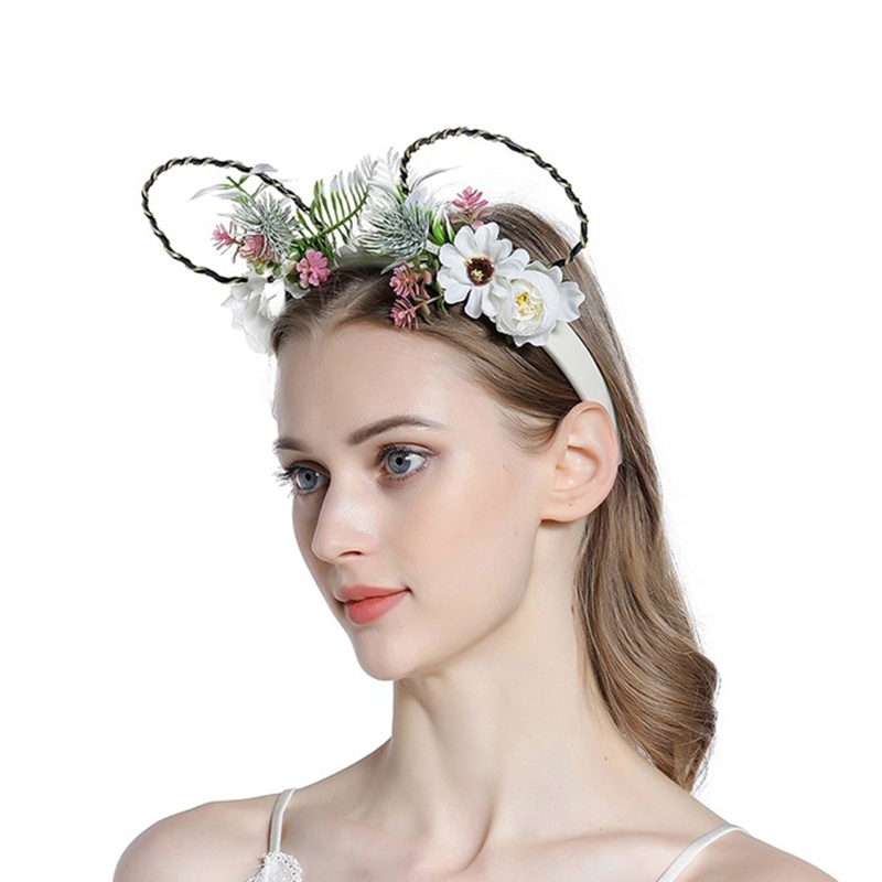 Băng Đô Cài Tóc Hình Tai Mèo Dễ Thương Cho Nữ