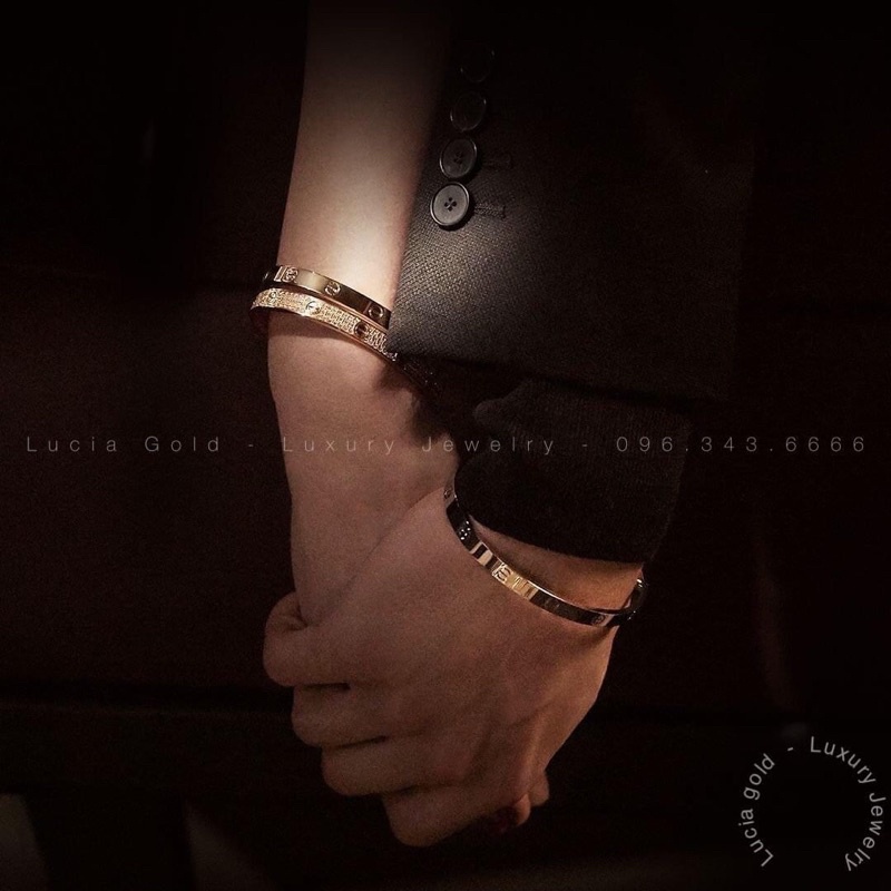 Vòng tay titan thời trang không bay mau, phụ kiện tráng sức cáo cấp