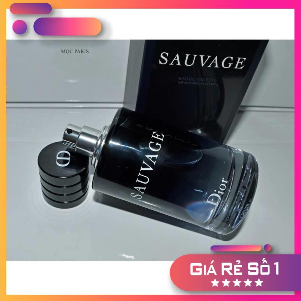 20[CHÍNH HÃNG]-[FREESHIP - Nước hoa nam Sauvage Eau De Toilette (EDT) 100ml chính hãng Pháp | Thế Giới Skin Care