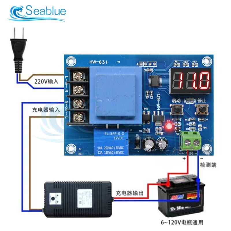 Mô đun điều khiển sạc pin Lithium 12V 24V XH-M600 XH-M601 XH-M602 XH-M603 XH-M604 chất lượng cao