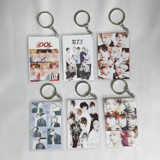 Móc khóa in hình BTS nhiều mẫu