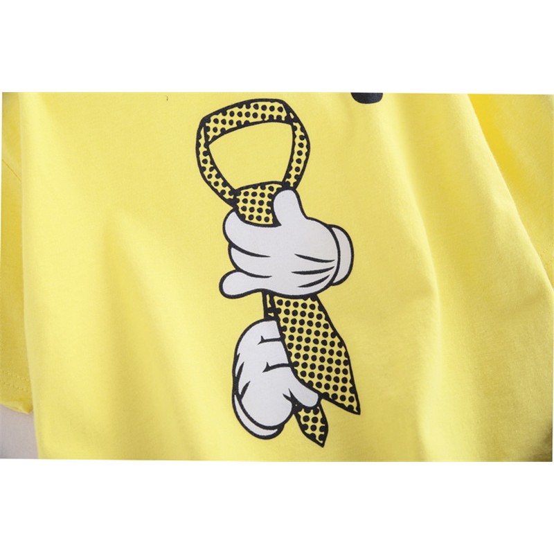 BỘ QUẦN ÁO BÉ TRAI BÉ GÁI MẪU CÀ VẠT NGHỘ NGHĨNH CHẤT COTTON THOÁNG MÁT