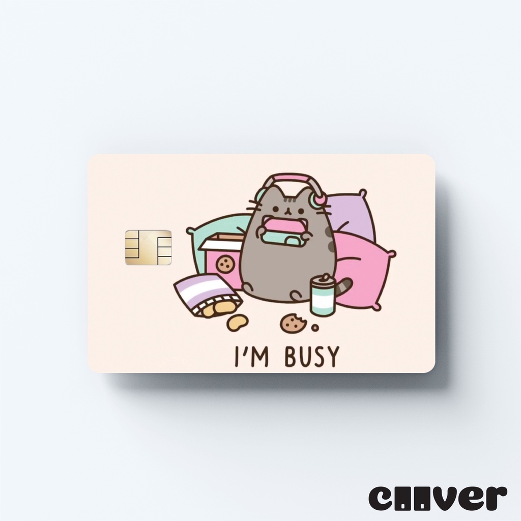 PUSHEEN2 - Miếng dán thẻ FREESHIP – Miếng dán thẻ ngân hàng/thẻ ATM, thẻ chung cư, thẻ thang máy, thẻ gửi xe,... COOVER