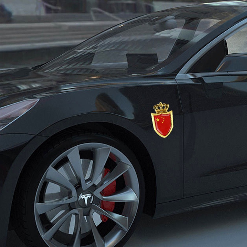 1 Miếng Dán logo Xe Hơi Bằng Kim Loại Trang Trí Cửa Sổ Sau Xe Hơi