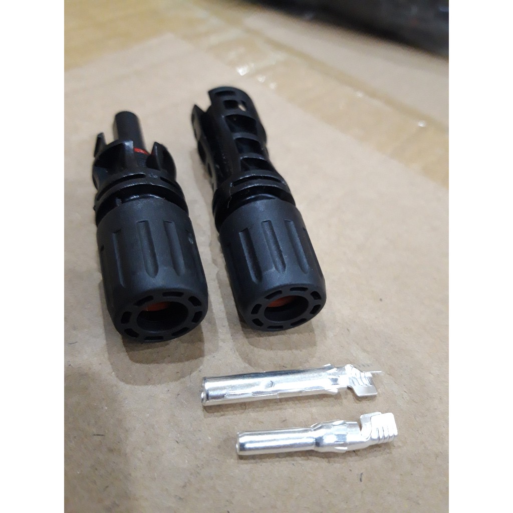 Jack nối MC4 1500V loại tốt 30A - jack nối dùng cho PIN năng lượng mặt trời