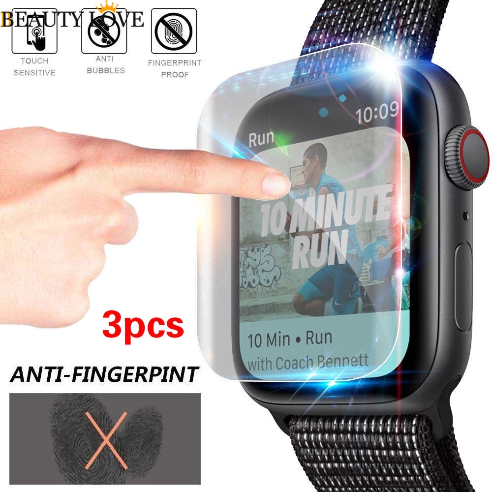 Set 3 Miếng Dán Bảo Vệ Màn Hình Đồng Hồ Apple Watch iWatch Series 4 40 / 44MM