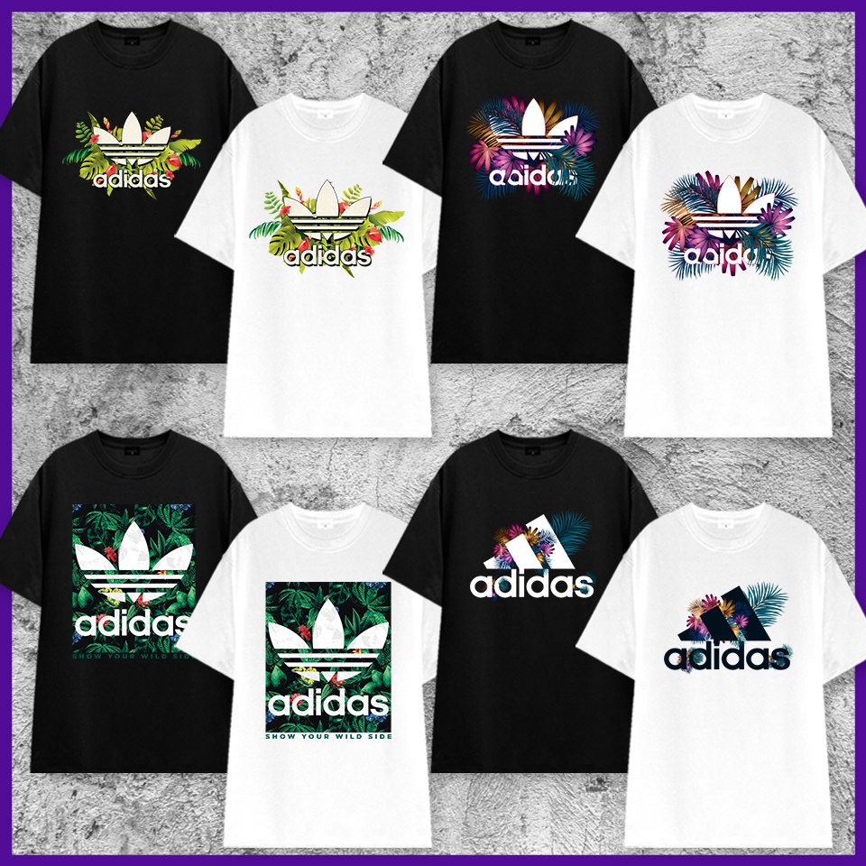 Áo Phông Adidas Áo Thun Adidas Addidas Tropical Lá Nhiệt Đới Unisex Nam Nữ Cotton - Adidas Tropical Design - WolferStore