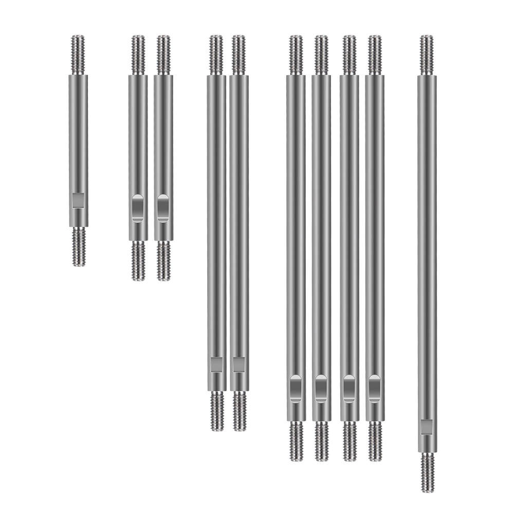 Set 10 Thanh Nối 313mm Bằng Thép Không Gỉ Cho Traxxas TRX-4 TRX4 1/10 RC