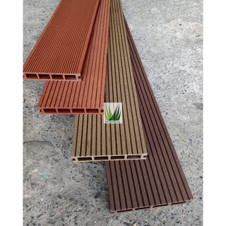Thanh gỗ nhựa composite ngoài trời 2,2M X140x25mm (Vận chuyển shopee cắt đôi 1,1m)