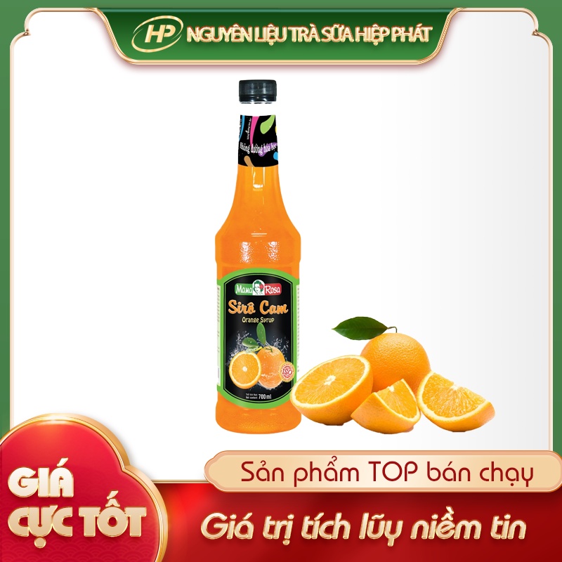 Syrup Cam MAMAROSA Golden Farm - 700ml [GIÁ TỐT] - SP010804 - Nguyên liệu pha chế trà sữa HIỆP PHÁT