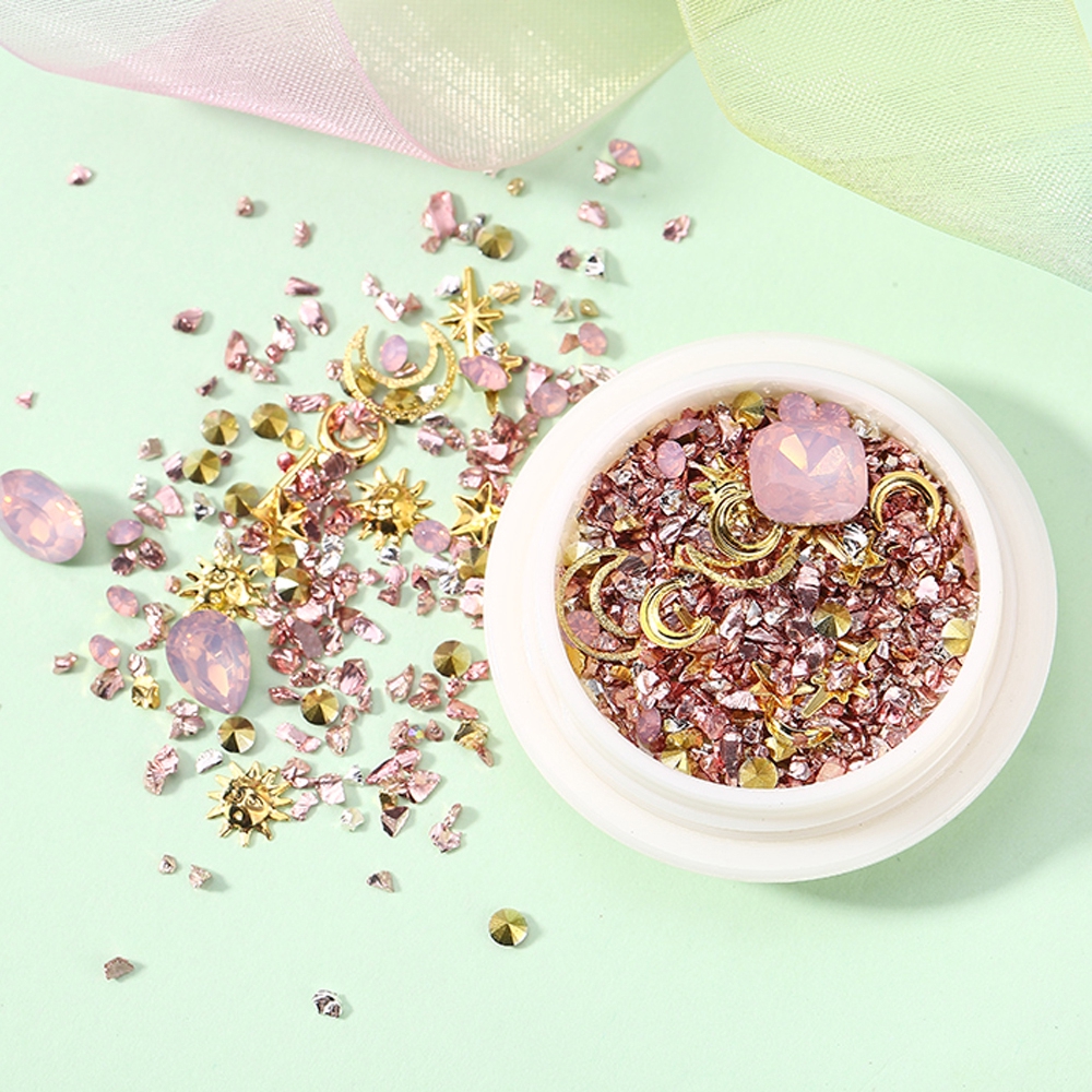 Hộp đá hoa cương 3D chuyên dụng trang trí móng tay nghệ thuật