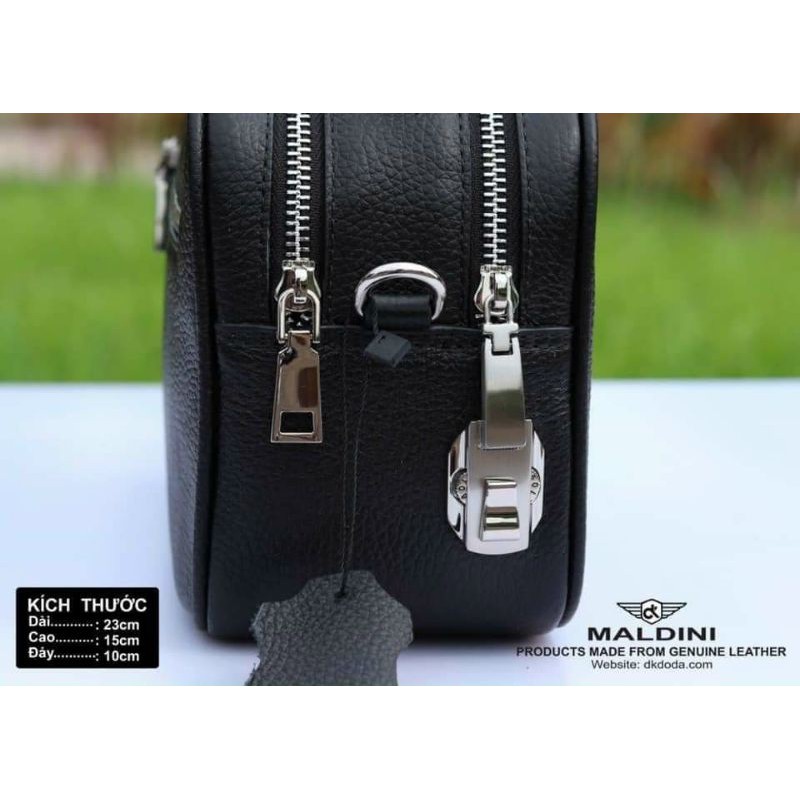 Túi cầm tay da thật khoá số
