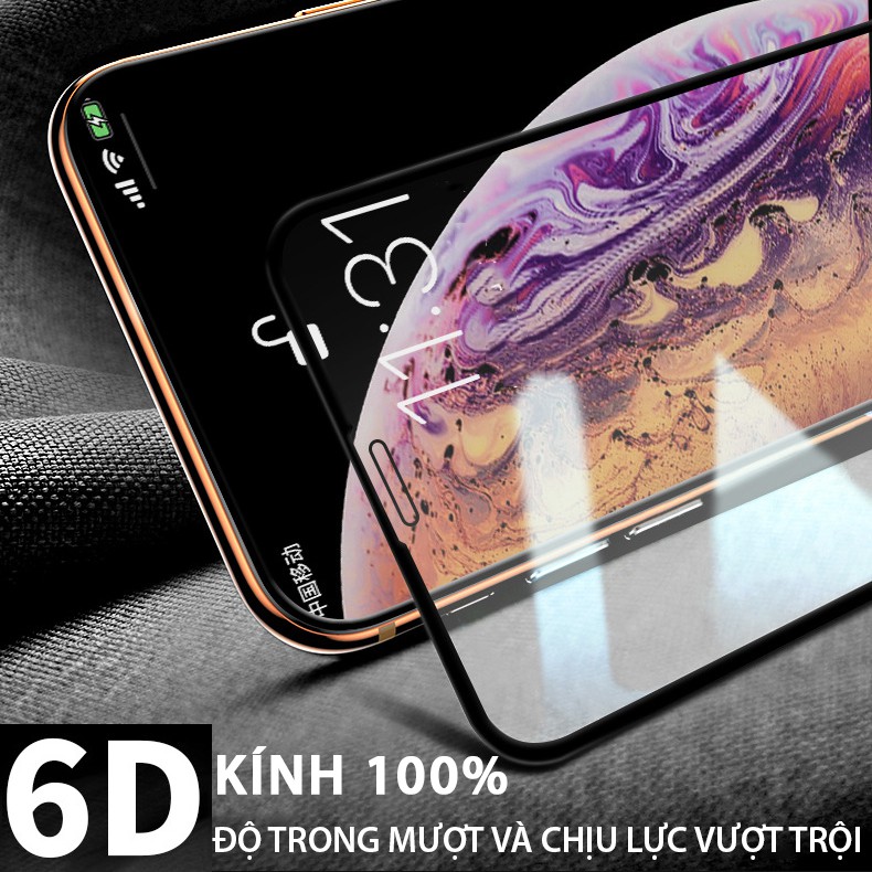 KÍNH CƯỜNG LỰC FULL MÀN 6D CÔNG NGHỆ CẮT LẠNH CAO CẤP