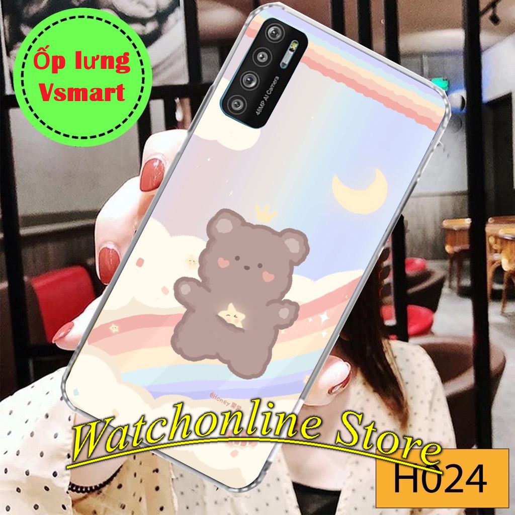 Ốp lưng silicon in hình Vsmart Live 4 Joy4 Active 3 Joy 3 Joy 2+ Joy 1+ Live Active 1 Active 1+ Joy 1 ... Thỏ P2