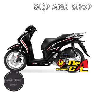 Tem xe SH 2020 Trắng Đỏ - Tem chỉ SH