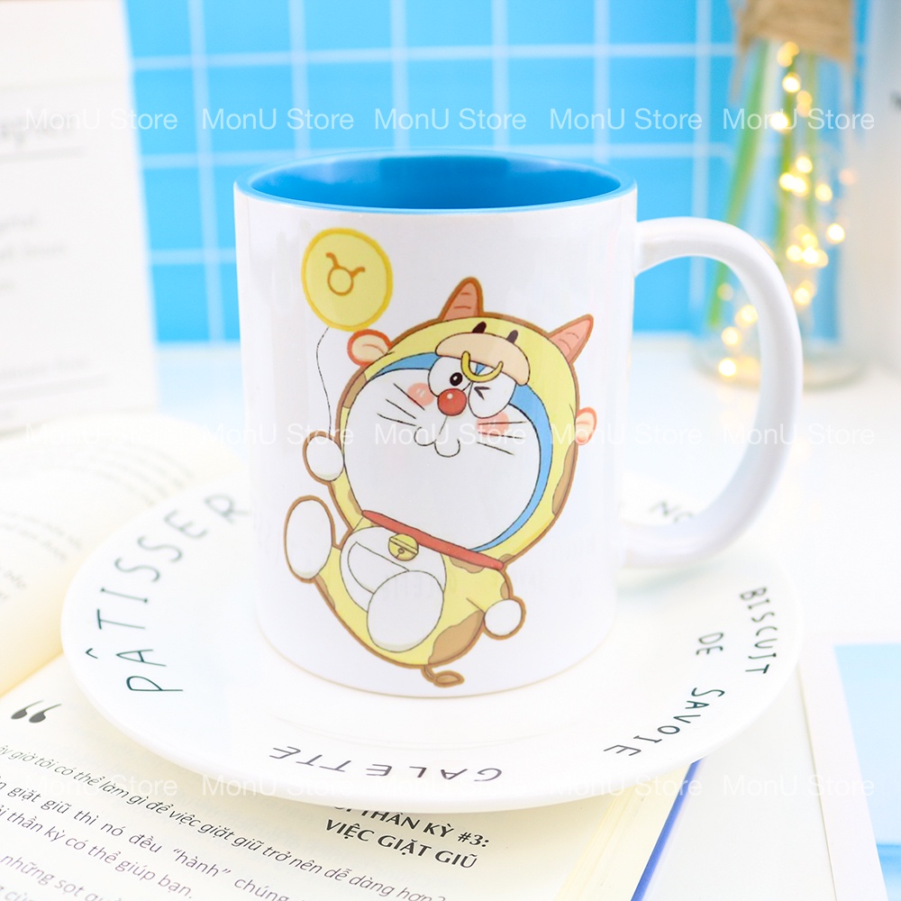 Ly sứ 12 cung hoàng đạo DORAEMON DOREMON dễ thương cute MON0217 TooYoo