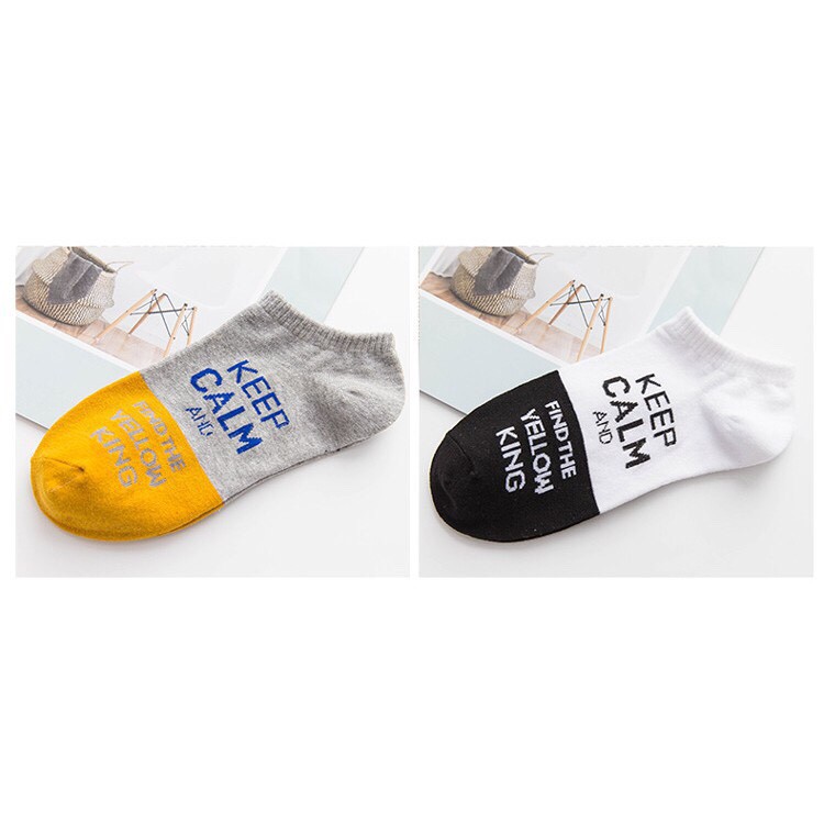 Tất cổ ngắn chống thối chân Keep Calm