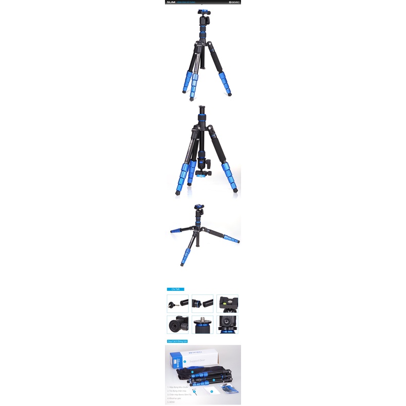 Tripod máy ảnh, điện thoại Benro FSL09AN00