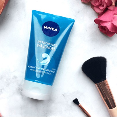 Sữa rửa mặt Nivea Waschgel cho da thường, hỗn hợp