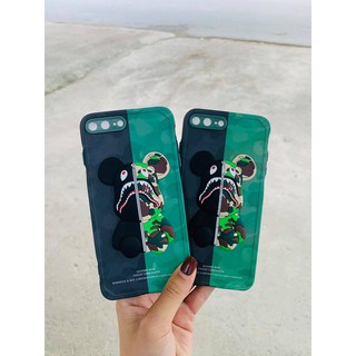 Combo Ốp Iphone + Ốp Airpods Balo Bape