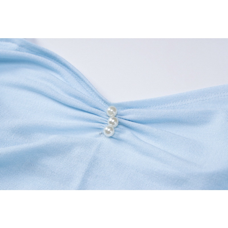 Áo Sơ Mi Tay Dài Xếp Ly Hở Lưng Xinh Xắn Thời Trang Cho Nữ