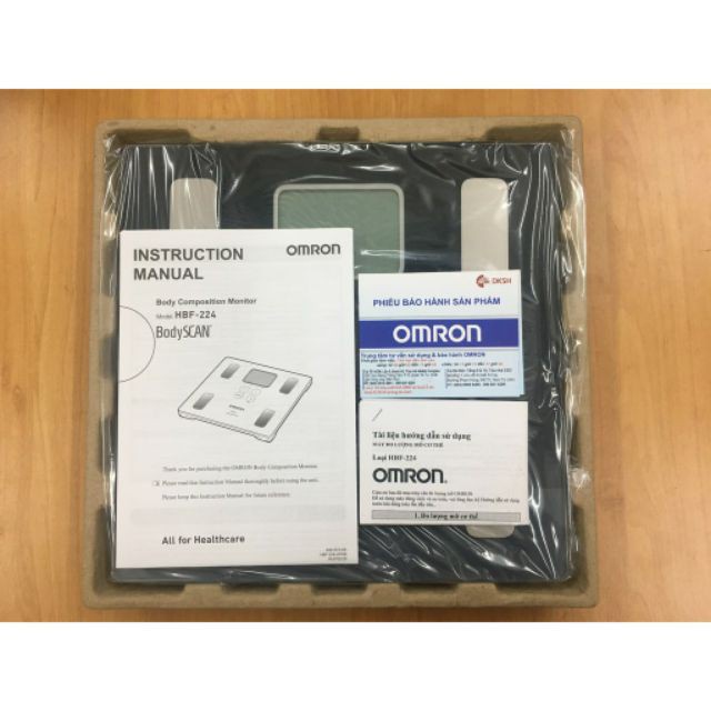 (Giao hỏa tốc 30p) Cân đo phân tích lượng mỡ Omron HBF-224