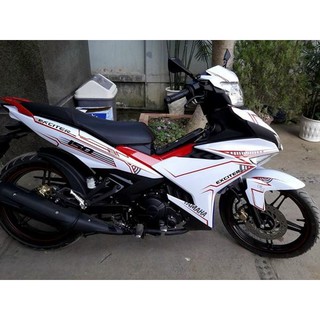 Tem Exciter 150 Mẫu EX Trắng Đỏ